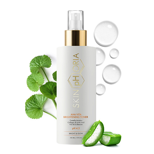 SKINPHORIA Обновляющий тонер с фруктовыми кислотами для сияния AHA ViTa Bright Toner 150 #1