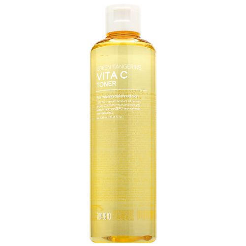 TENZERO Тонер для лица освежающий с экстрактом зелёного мандарина Green Tangerine Vita C Toner 300 #1