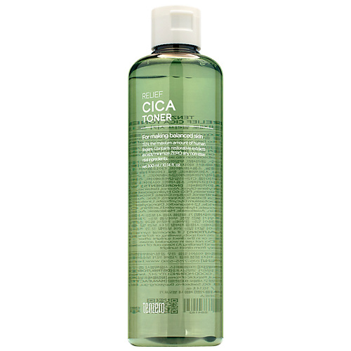 TENZERO Тонер для лица успокаивающий с центеллой азиатской Relief Cica Toner 300 #1