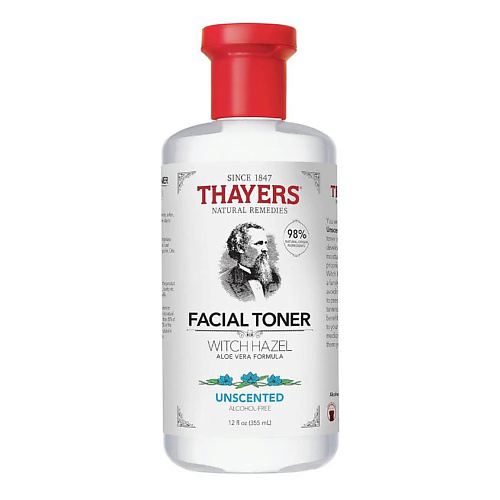 THAYERS Тонер для лица без спирта с гамамелисом Witch Hazel Unscented Facial Toner 335 #1