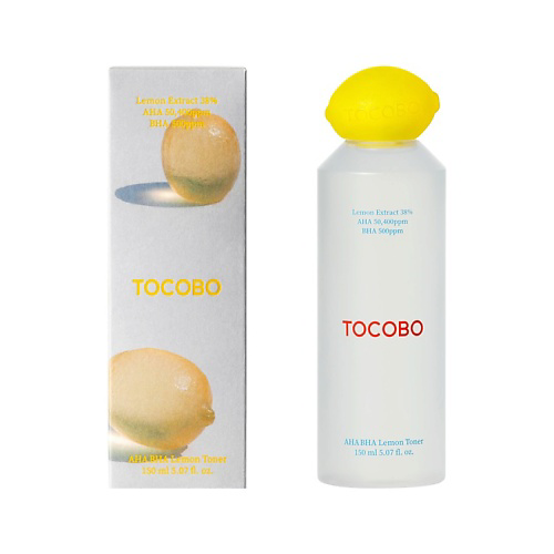 TOCOBO Тонер для лица AHA BHA LEMON отшелушивающий с экстрактом лимона и кислотами 150 #1