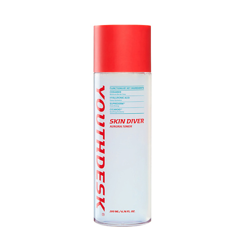 YOUTHDESK Тонер для лица c гиалуроновой кислотой и керамидами Skin Diver Aurora Toner 200 #1