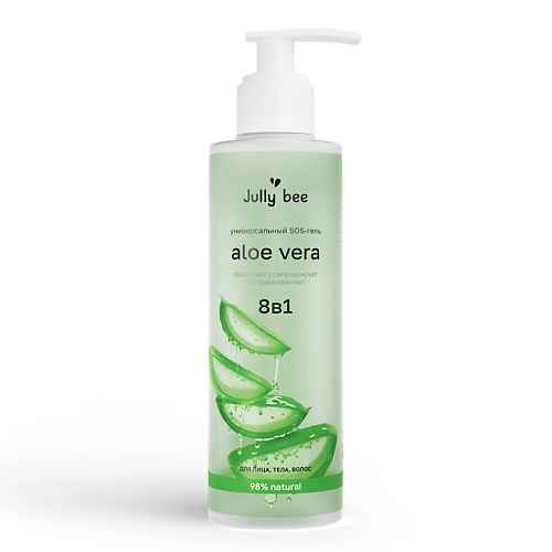 JULLY BEE Увлажняющий гель алоэ для лица и тела Aloe Vera 250 #1