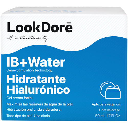 LOOK DORE Гель-крем для интенсивного увлажнения IB+WATER MOISTURISING HYALURONIC 50 #1