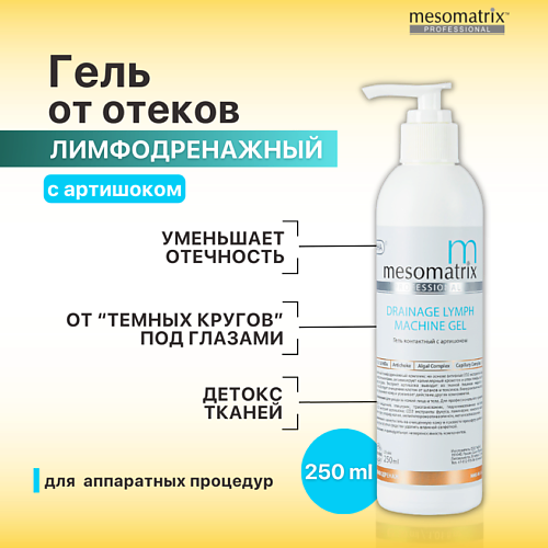 MESOMATRIX Контактный лимфодренажный гель от отеков для лица и тела DRAINAGE LYMPH 250 #1