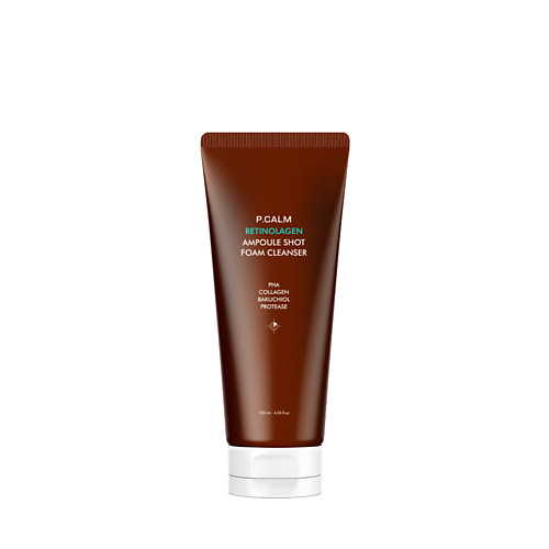 P.CALM Пенка для умывания для сужения пор с ретинолом RETINOLAGEN AMPOULE SHOT FOAM CLEANSER 120 #1