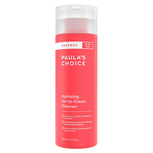 PAULA'S CHOICE Гель для лица Defense Hydrating Gel-To-Cream Cleanser 198 #1
