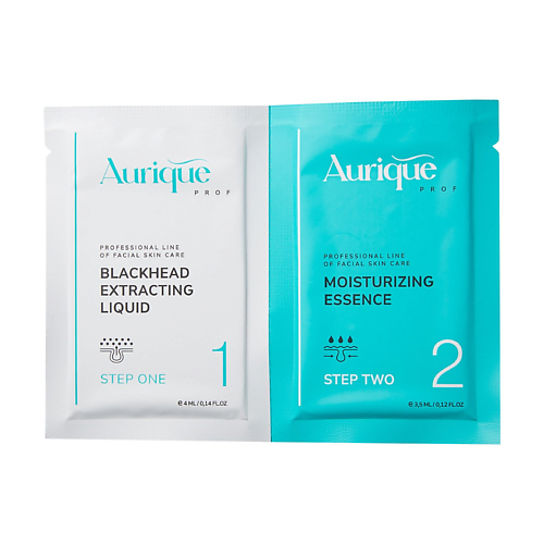 AURIQUE Набор сывороток- масок для удаления черных точек BLACKHEADS GONE #1