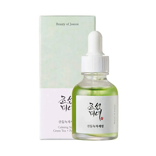 BEAUTY OF JOSEON Успокаивающая сыворотка для лица Calming Serum: Green Tea + Panthenol 50 #1