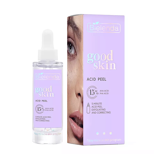 BIELENDA Смываемая  кислотная сыворотка с AHA+PHA кислотами GOOD SKIN ACID PEEL 30 #1