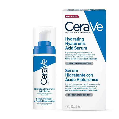 CERAVE Увлажняющая сыворотка с гиалуроновой кислотой Hydrating Hyaluronic Acid Serum 30 #1