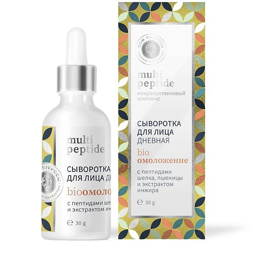 ДОМ ПРИРОДЫ КРЫМСКАЯ МАНУФАКТУРА Сыворотка для лица Дневная БИООМОЛОЖЕНИЕ  MULTI PEPTIDE 30 #1