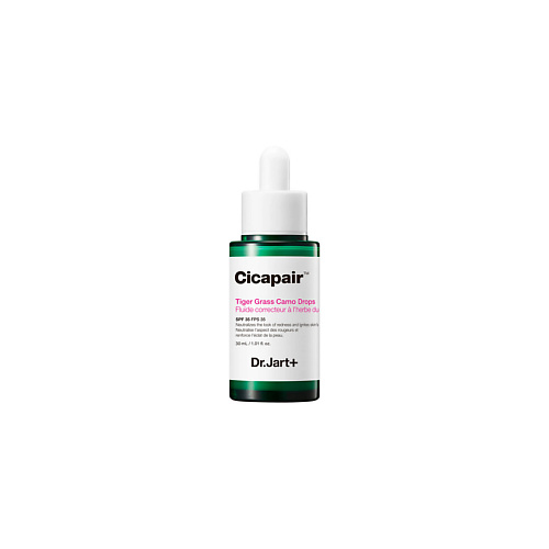 DR. JART+ Восстанавливающая корректирующая цвет лица сыворотка SPF 35 Cicapair Tiger Grass Camo Drops 30 #1