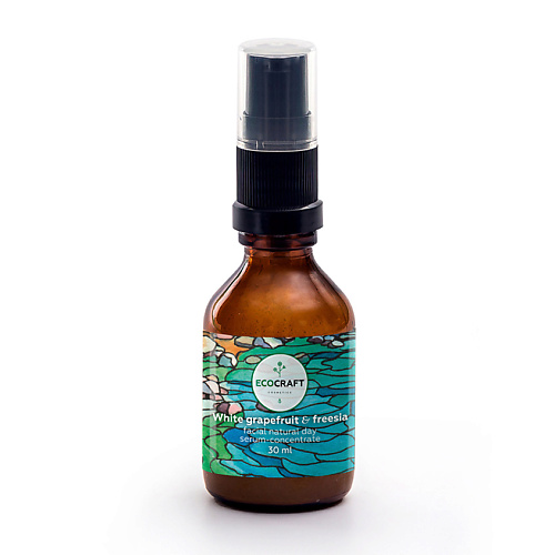 ECOCRAFT Сыворотка-концентрат для лица Белый грейпфрут и фрезия White Grapefruit & Freesia Facial Natural Day Serum-Concentrate 30 #1