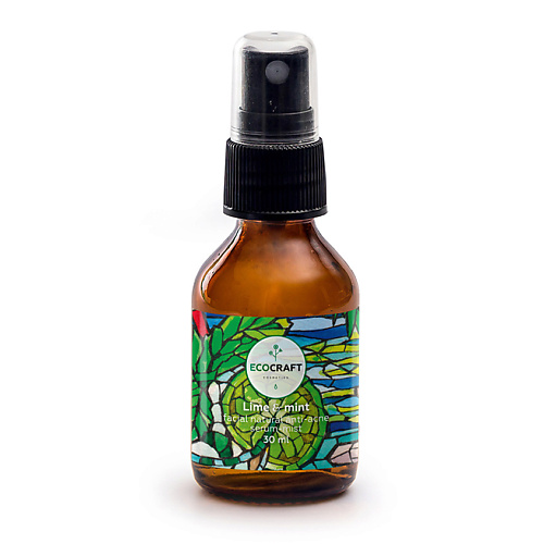 ECOCRAFT Сыворотка-мист для лица Лайм и мята Lime & Mint Facial Natural Anti-Age Serum-Mist 30 #1