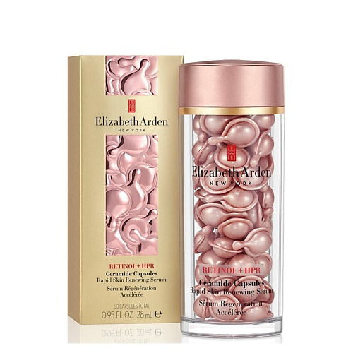 ELIZABETH ARDEN Обновляющие антивозрастные капсулы Retinol + HPR Ceramide Capsules 28 #1