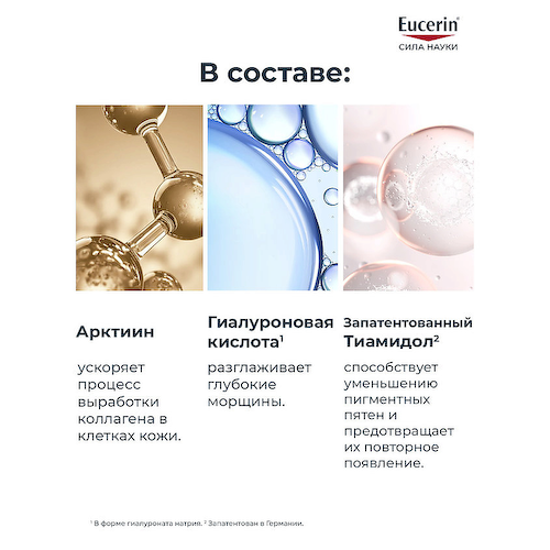 EUCERIN Антивозрастная 3D сыворотка против пигментации Hyaluron-Filler + Elasticity Serum 30 #1