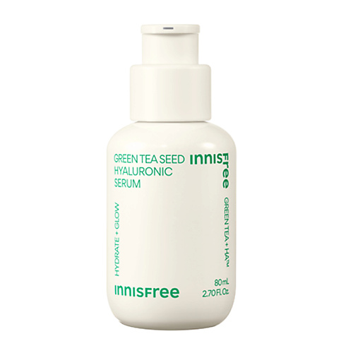 INNISFREE Увлажняющая сыворотка с экстрактом семян зеленого чая и гиалуроновой кислотой для сияния кожи Green Tea 80 #1