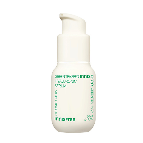 INNISFREE Увлажняющая сыворотка с экстрактом семян зеленого чая и гиалуроновой кислотой для сияния кожи Green Tea 30 #1