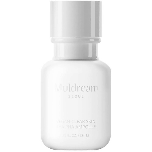 MULDREAM Ампульная сыворотка для лица с кислотами AHA/PHA Vegan Clear Skin AHA PHA Ampoule 55 #1