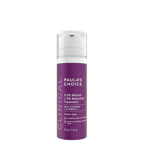 PAULA'S CHOICE Сыворотка для лица Clinical 0.3% Retinol and 2% Bakuchiol Treatment 30 #1
