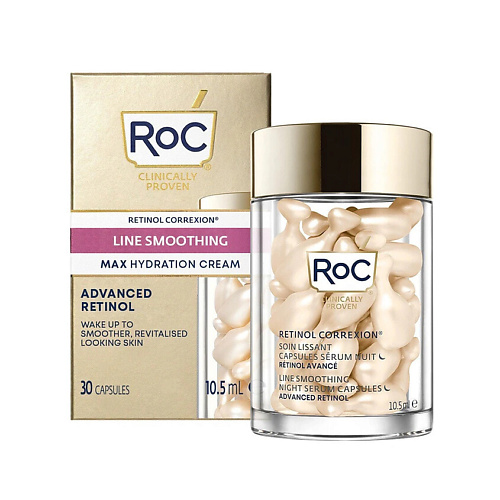 ROC Ночные капсулы с ретинолом Retinol Correxion Line Smoothing 10 #1