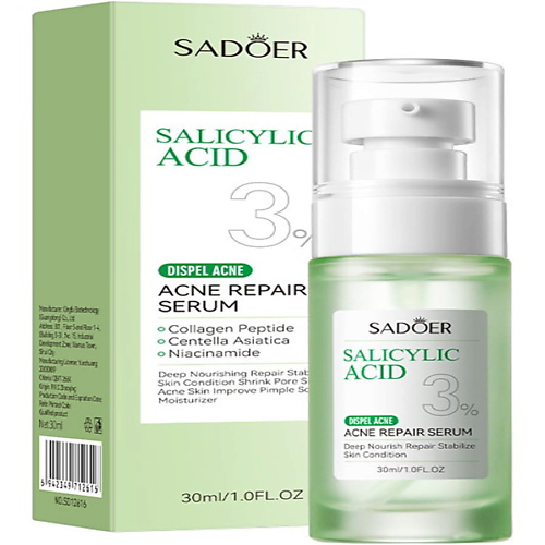 SADOER Сыворотка для лица против акне с салициловой кислотой 30 #1
