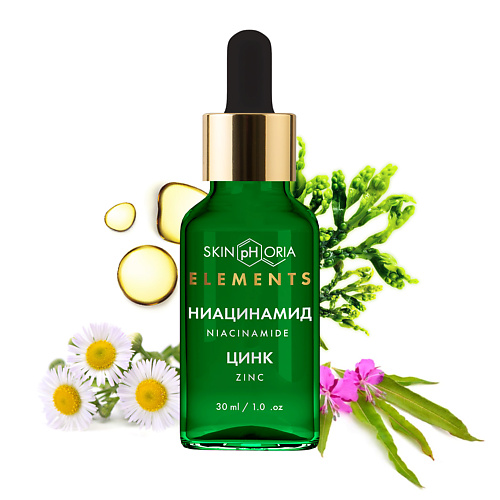 SKINPHORIA Сыворотка для лица с ниацинамидом и цинком Niacinamide Zinс Serum 30 #1