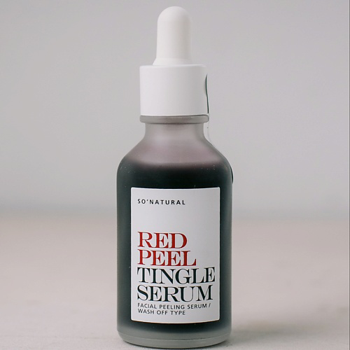 SO NATURAL Тонизирующая сыворотка с эффектом покалывания Red Peel Tingle Serum 35 #1