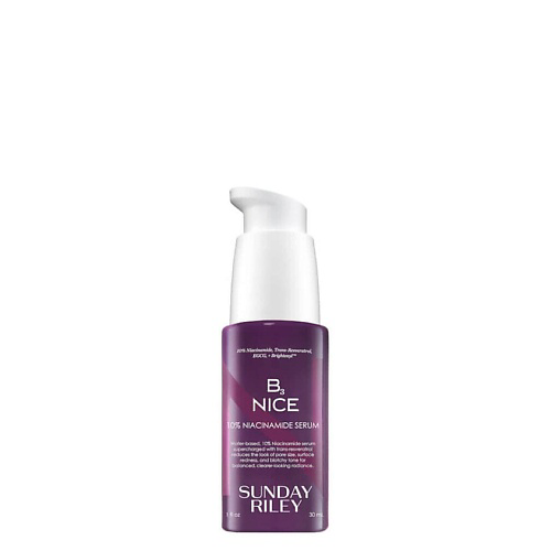 SUNDAY RILEY Выравнивающая сыворотка для лица с 10% ниацинамидом B3 NICE 10% Niacinamide Serum 30 #1