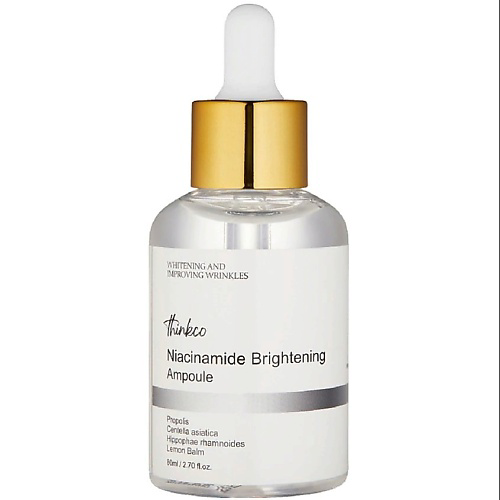 THINKCO Сыворотка освежающая, с ниацинамидом Niacinamide Brightening Ampoule 80 #1