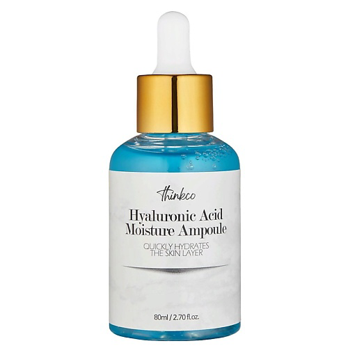 THINKCO Сыворотка увлажняющая, с гиалуроновой кислотой, HYALURONIC ACID MOISTURE AMPOULE 80 #1