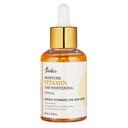 THINKCO Сыворотка увлажняющая, с витаминами Moisture Vitamin NMF Whitening Ampoule 80 #1