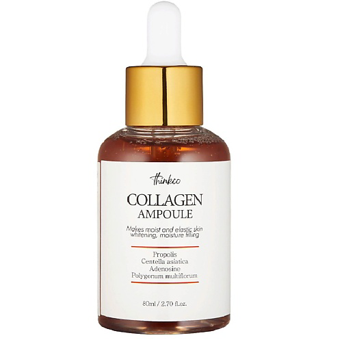 THINKCO Сыворотка восстанавливающая, с коллагеном, Collagen Return Ampoule 80 #1