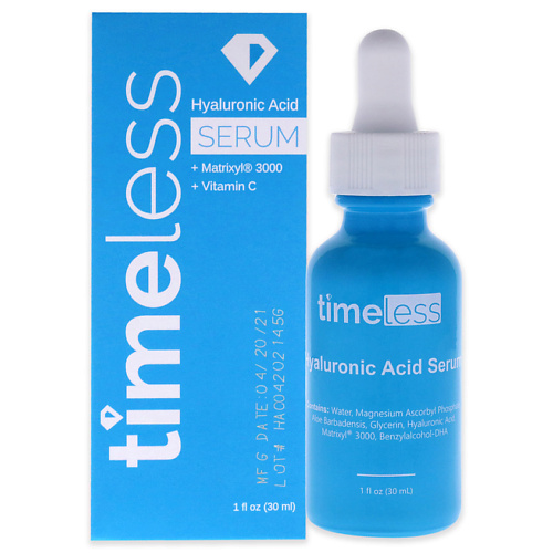 TIMELESS Сыворотка для лица с гиалуроновой кислотой и витамином С Hyaluronic Acid Serum 30 #1