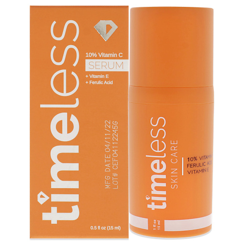 TIMELESS Сыворотка для лица с 10% витамином С, витамином Е и феруловой кислотой Ferullic Acid Serum 15 #1
