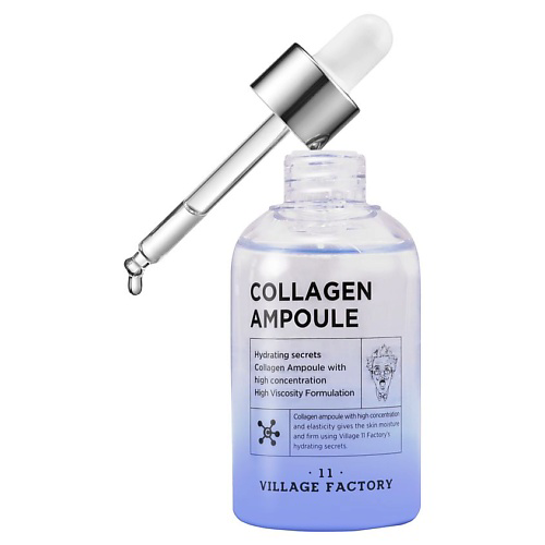 VILLAGE 11 FACTORY Увлажняющая сыворотка для лица с коллагеном Collagen Ampoule 50 #1