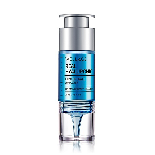 WELLAGE Концентрированный гель-сыворотка "Real Hyaluronic Concentrate Ampoule" 15 #1