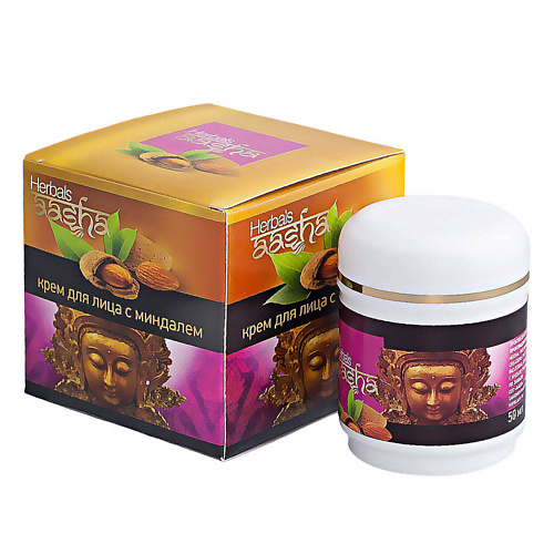 AASHA HERBALS Крем для лица с миндалем 50 #1