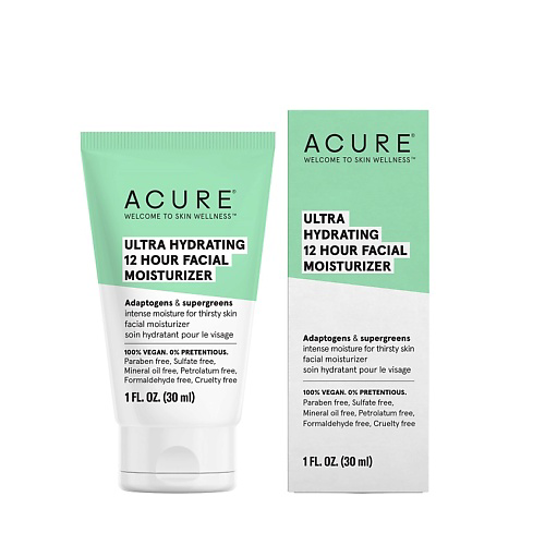 ACURE Крем для лица питательный зелёный смузи Ultra Hydrating 30 #1