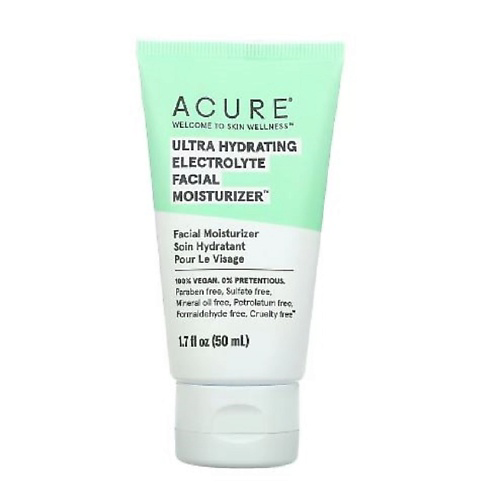ACURE Крем для лица успокаивающий растительный сквален и электролиты Ultra Hydrating 50 #1