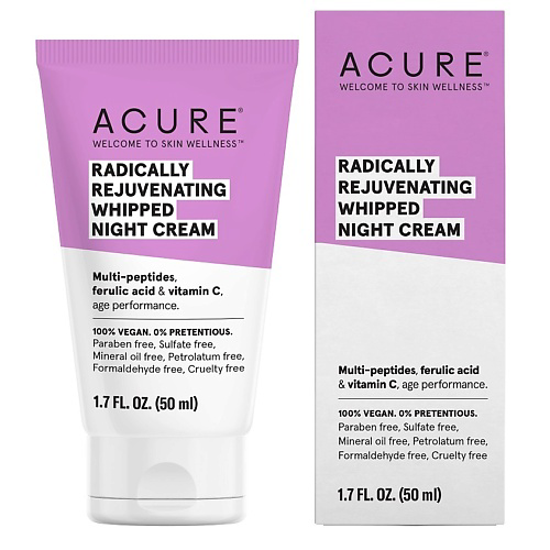 ACURE Взбитый ночной крем с мульти-пептидами Radically Rejuvenating 50 #1