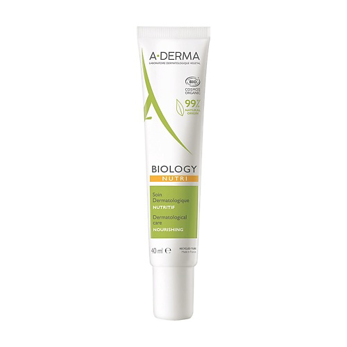 A-DERMA Питательный дерматологический крем для очень сухой хрупкой кожи Biology 40 #1
