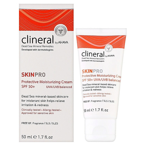 AHAVA Крем для чувствительной кожи Clineral Skinpro SPF 50+ 50 #1