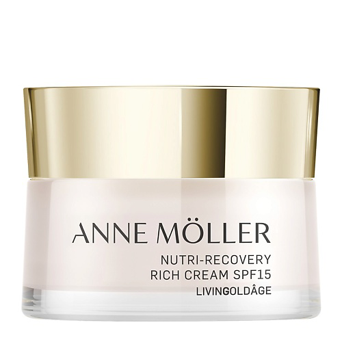 ANNE MOLLER Крем для лица питательный Livingoldage Nutri-Recovery Rich Cream SPF15 50 #1