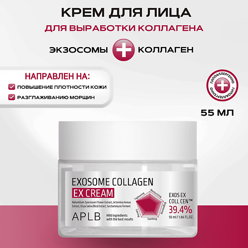 APLB Крем для лица с экзосомами и коллагеном Exosome Collagen EX Сream 55 #1