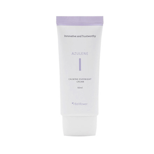 BELLFLOWER Крем для лица успокаивающий ночной с азуленом Azulene Calming Overnight Cream 60 #1
