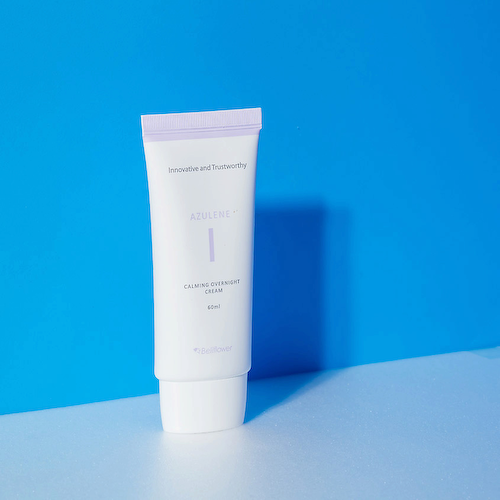 BELLFLOWER Крем для лица успокаивающий ночной с азуленом Azulene Calming Overnight Cream 60 #1