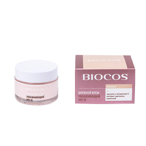 BIOCOS Увлажняющий крем дневной SPF15 Betaine 50 #1