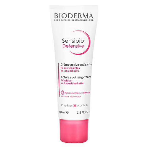 BIODERMA Крем легкий увлажняющий для чувствительной кожи лица Sensibio Defensive 40 #1